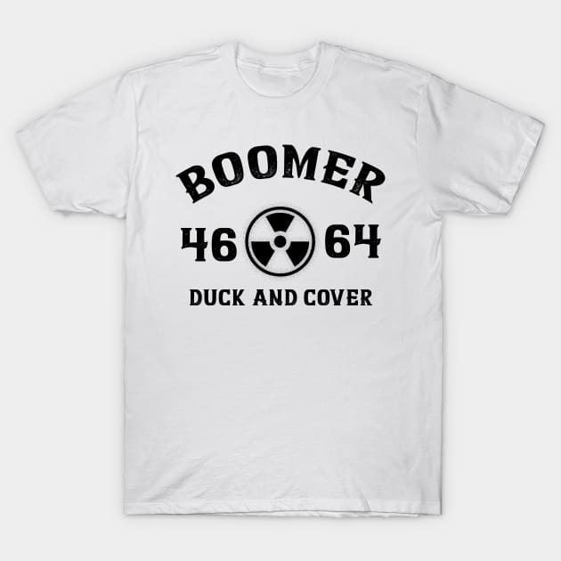 Boomer - Duck and Cover T-Shirt by Limey_57